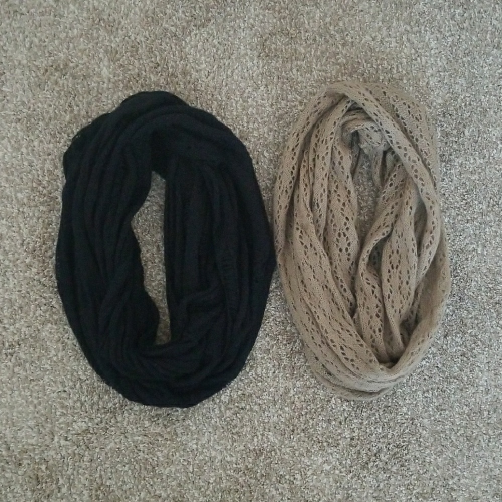 Two infinity scarfs